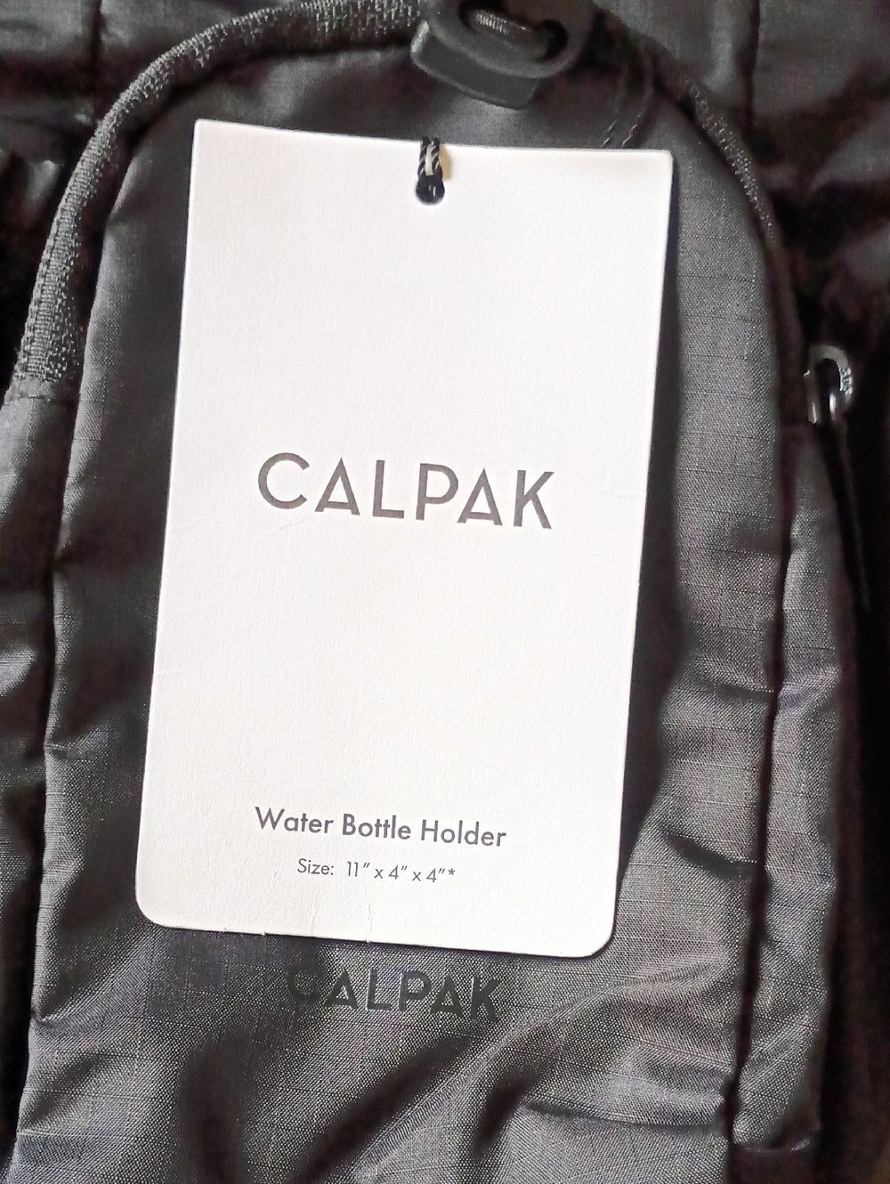 New Calpak Water Bottle Holder Black Travel Hiking Theme Park Concert Festival - Picture 4 of 4